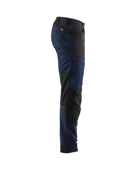 Blaklader Service Trousers with Stretch 1456 #colour_dark-navy-black