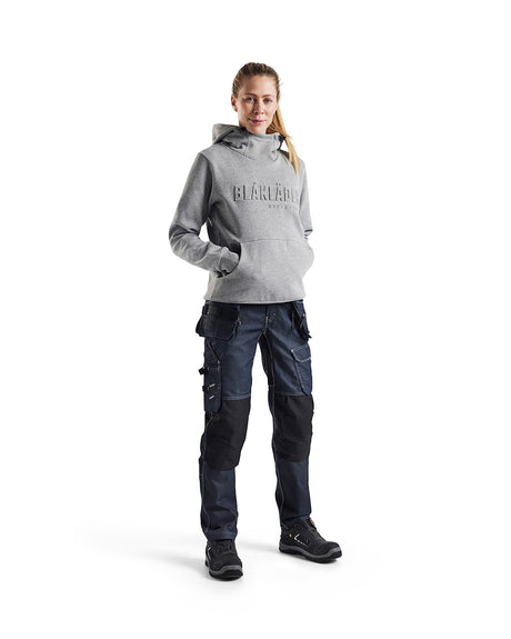 Blaklader Women's Hoodie 3D 3560 #colour_grey-melange