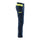Blaklader Industry Trousers Stretch with Knee Pad Pockets 1448 #colour_dark-navy-blue-hi-vis-yellow