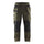 Blaklader Service Trousers with Stretch And Nail Pockets 1496 #colour_dark-olive-green-black