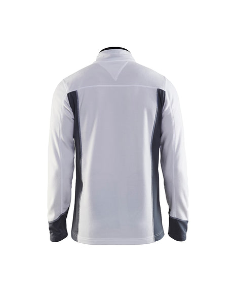 Blaklader Super Lightweight Fleece Jacket 4895 #colour_white-grey