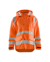 Blaklader Rain Jacket Hi-Vis Level 1 4323 #colour_orange