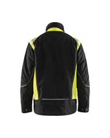 Blaklader Winter Jacket 4915 #colour_black-hi-vis-yellow