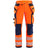 Blaklader Women's 4-Way-Stretch Hi-Vis Trousers 7197 #colour_orange-navy-blue