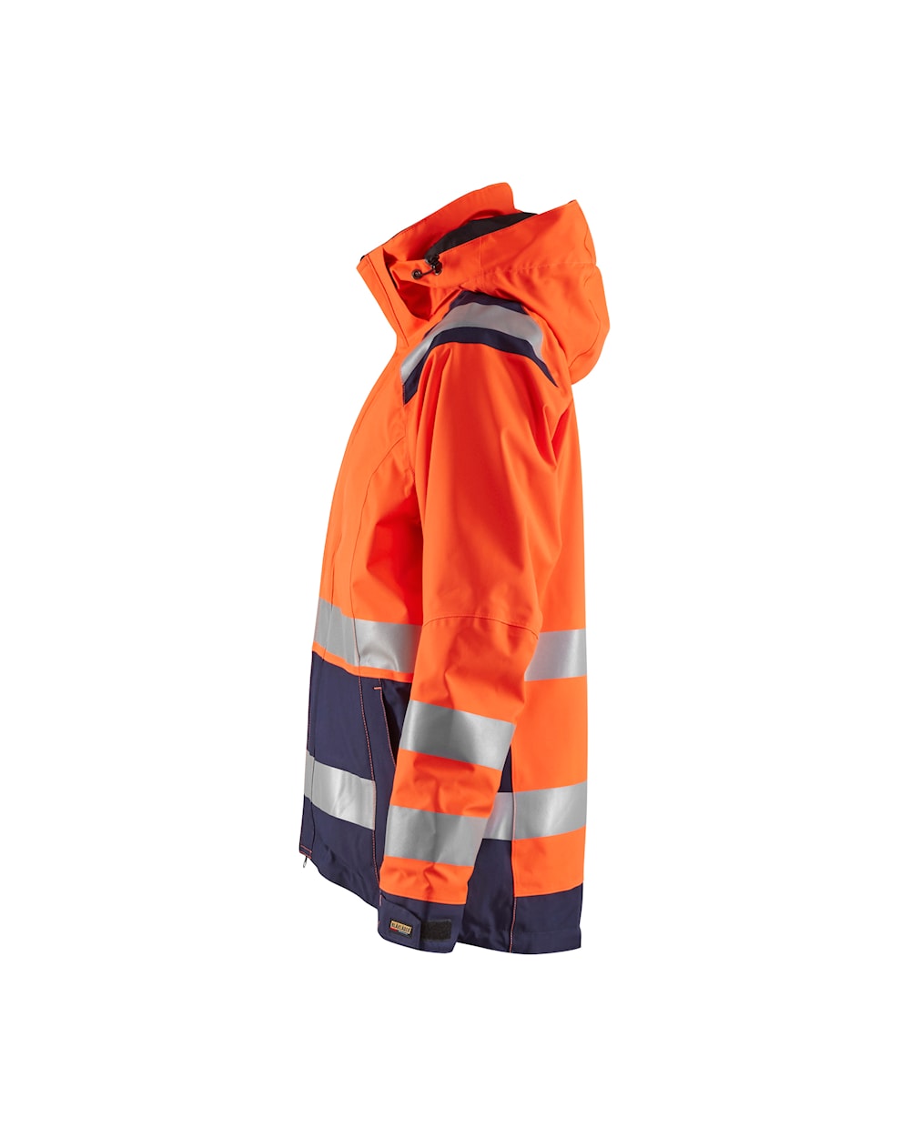 Blaklader Women's Hi-Vis Shell Jacket 4904 #colour_orange-navy-blue