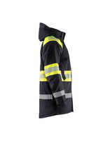 Blaklader Winter Parka Hi-Vis 4485 #colour_black-hi-vis-yellow