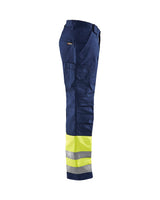 Blaklader Hi-Vis Winter Trousers 1862 - Hi-Vis Yellow/Navy Blue
