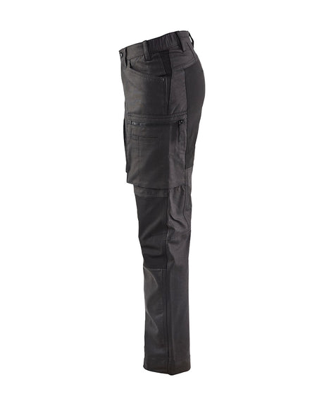 Blaklader Women's Service Trousers Stretch 71591146 #colour_dark-grey-black