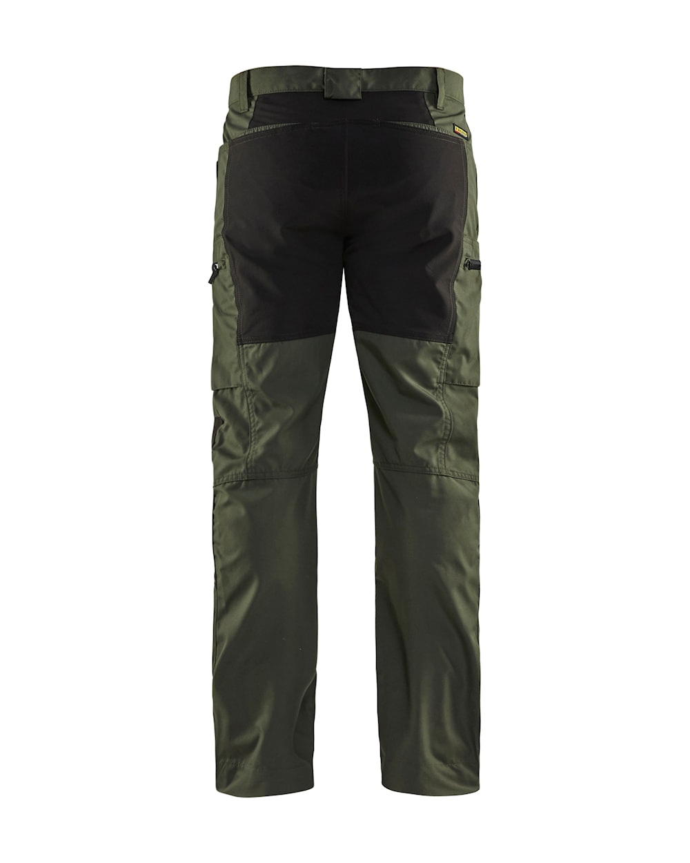 Blaklader Service Trousers with Stretch 14591845 #colour_army-green-black