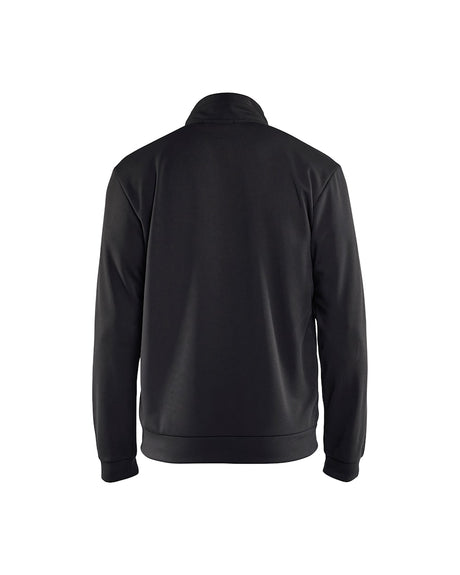 Blaklader Sweatshirt with Full Zip 3362 #colour_black-red