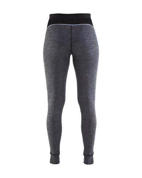 Blaklader Women's Underwear Trousers Warm 100% Merino 7201 #colour_mid-grey-black