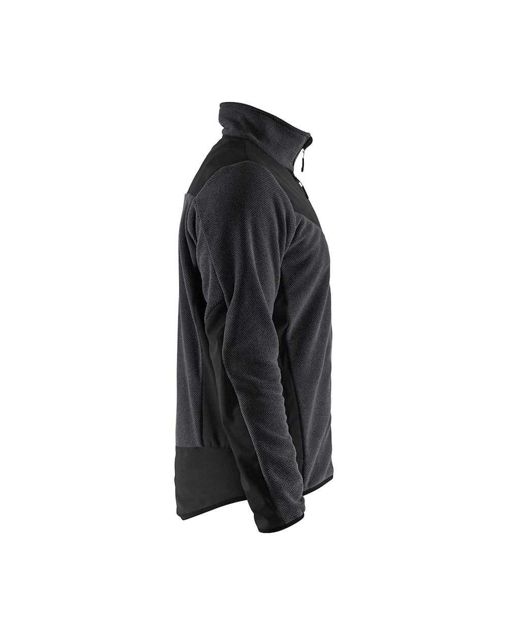 Blaklader Knitted Jacket with Softshell 5942 #colour_dark-grey-black