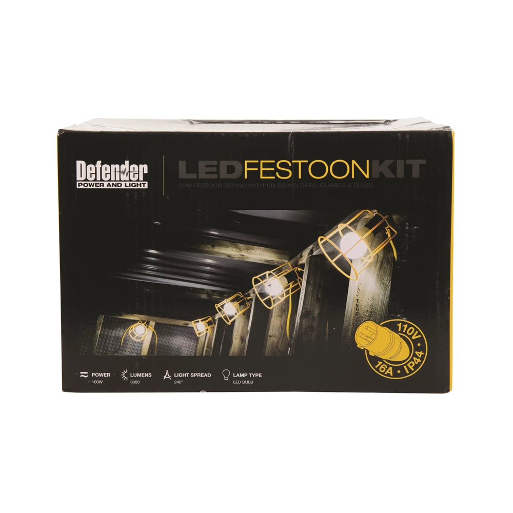 Defender 22M Led Es Festoon Kit 100W