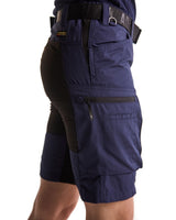 Blaklader Women's Service Shorts with Stretch 7149 #colour_navy-blue-black