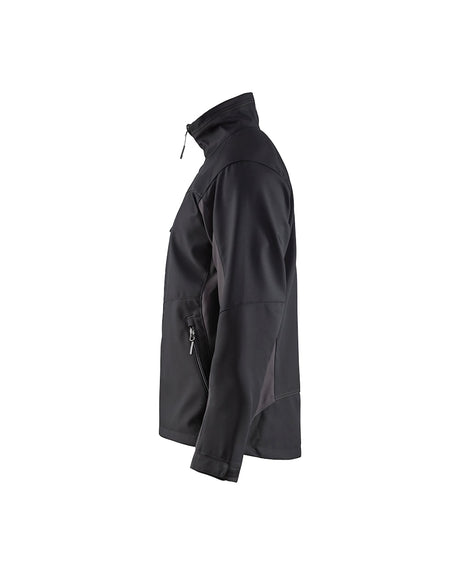 Blaklader Softshell Jacket 4950 #colour_black-dark-grey