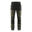 Blaklader Service Trousers with Stretch 1456 - Dark olive green/Black #colour_dark-olive-green-black