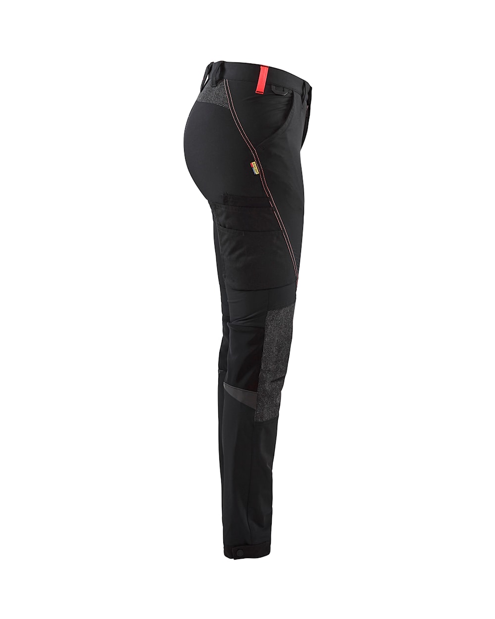 Blaklader Ladies 4-Way Stretch Service Trousers 7122 #colour_black-red