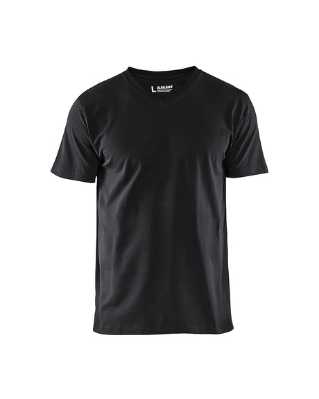 Blaklader T-Shirt, V-Neck 3360 #colour_black