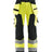 Blaklader Women's Hi-Vis Trousers 7156 #colour_hi-vis-yellow-black