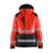 Blaklader Women's Winter Jacket Hi-Vis 4456 #colour_red-hi-vis-black