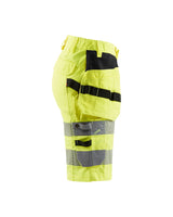 Blaklader Women's Hi-Vis Shorts with Stretch 7186 #colour_hi-vis-yellow