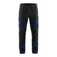 Blaklader Service Trousers with Stretch 1456 #colour_dark-navy-black