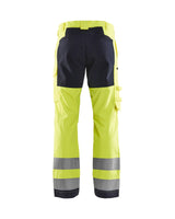 Blaklader Trousers Multinorm Inherent with Stretch 1788 #colour_hi-vis-yellow-navy-blue