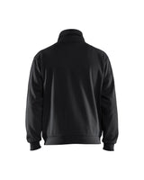 Blaklader Sweatshirt Half-Zip 3587 #colour_black