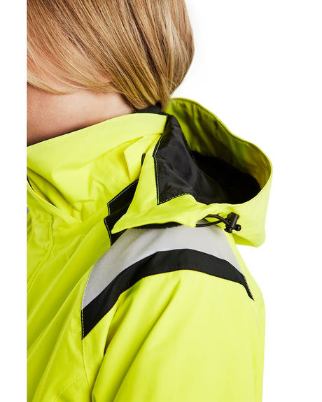 Blaklader Women's Hi-Vis Shell Jacket 4904 #colour_hi-vis-yellow-black