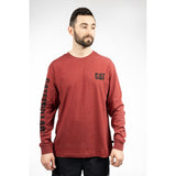 Caterpillar Trademark Banner Long Sleeve T-Shirt