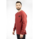 Caterpillar Trademark Banner Long Sleeve T-Shirt