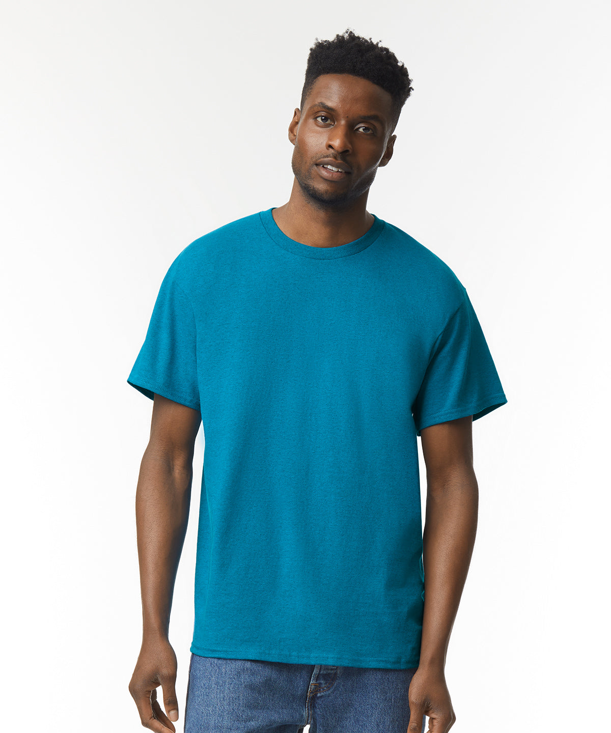 Gildan Heavy Cotton Adult T-Shirt - Heather Sapphire