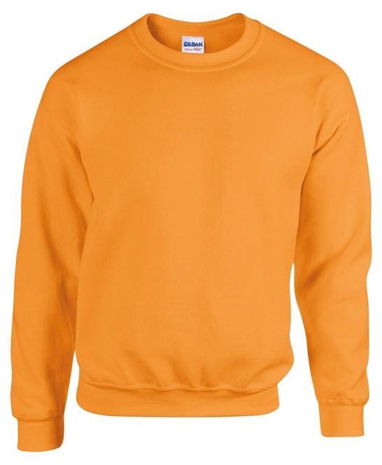 Gildan Heavy Blend Adult Crew Neck Sweatshirt - Safety Orange