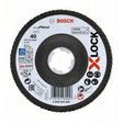 Bosch Professional X-LOCK Flap Discs - Angled Version, Fibre Plate, 125mm, G 40, X571 - Best for Metal