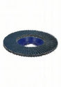 Bosch Professional X-LOCK Flap Discs - Straight Version, Plastic Plate - 125mm - G 40 - X571 - Best for Metal