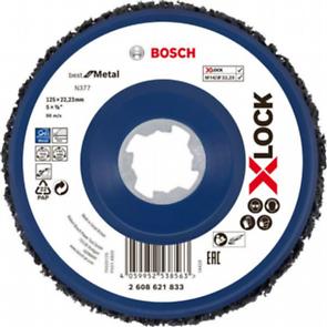 Bosch Professional X-LOCK Metal Cleaning Disc N377 - 125mm, 22.23mm