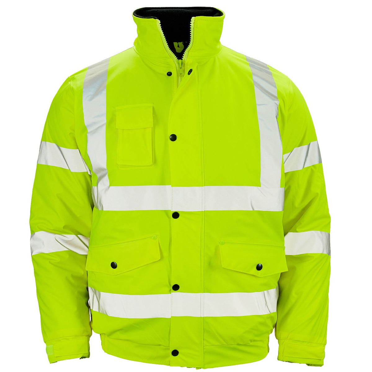 Stormflex® Hi Vis Yellow PU Bomber Jacket – GS Workwear