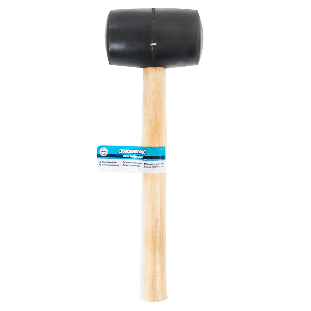 Silverline Black Rubber Mallet 24oz (680g)