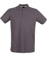 Henbury Micro-Fine Piqué Polo Shirt - Charcoal