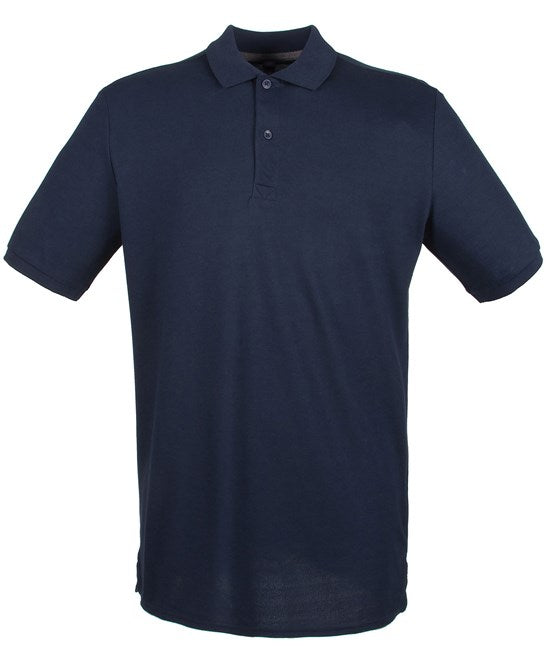 Henbury Micro-Fine Piqué Polo Shirt - Navy*