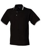 Henbury Double Tipped Collar And Cuff Polo Shirt