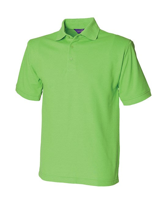 Henbury 65/35 Classic Piqué Polo Shirt - Bright Lime