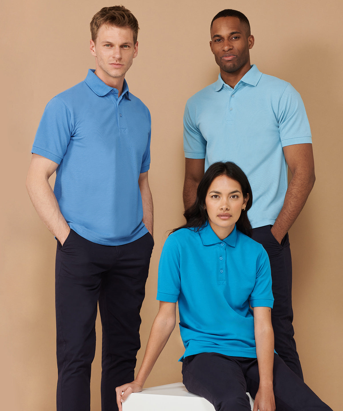 Henbury 65/35 Classic Piqué Polo Shirt - Turquoise