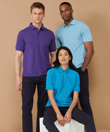 Henbury 65/35 Classic Piqué Polo Shirt - Sky