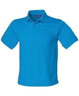 Henbury 65/35 Classic Piqué Polo Shirt - Sapphire Blue