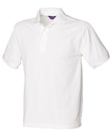 Henbury 65/35 Classic Piqué Polo Shirt - White*†