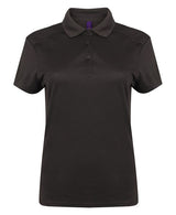 Henbury Women's Stretch Polo Shirt With Wicking Finish (Slim Fit)