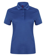 Henbury Women's Stretch Polo Shirt With Wicking Finish (Slim Fit)