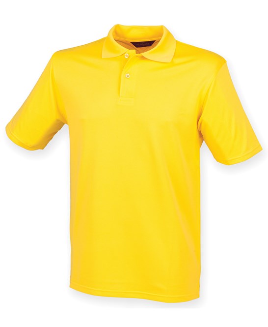 Henbury Coolplus® Polo Shirt - Yellow