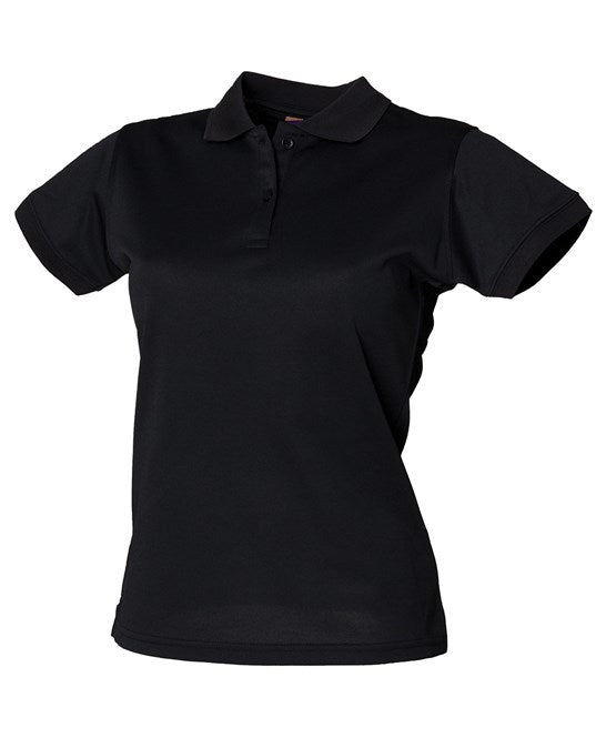 Henbury Women's Coolplus® Polo Shirt - Black